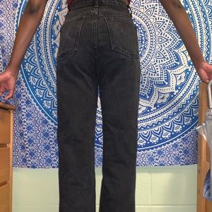 PLT split hem jeans